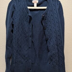 Cato Navy Blue Cable Knit Cardigan